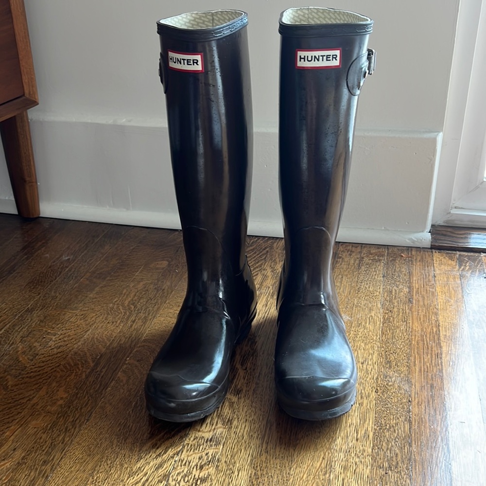 Tall Hunter Rain Boots - original gloss